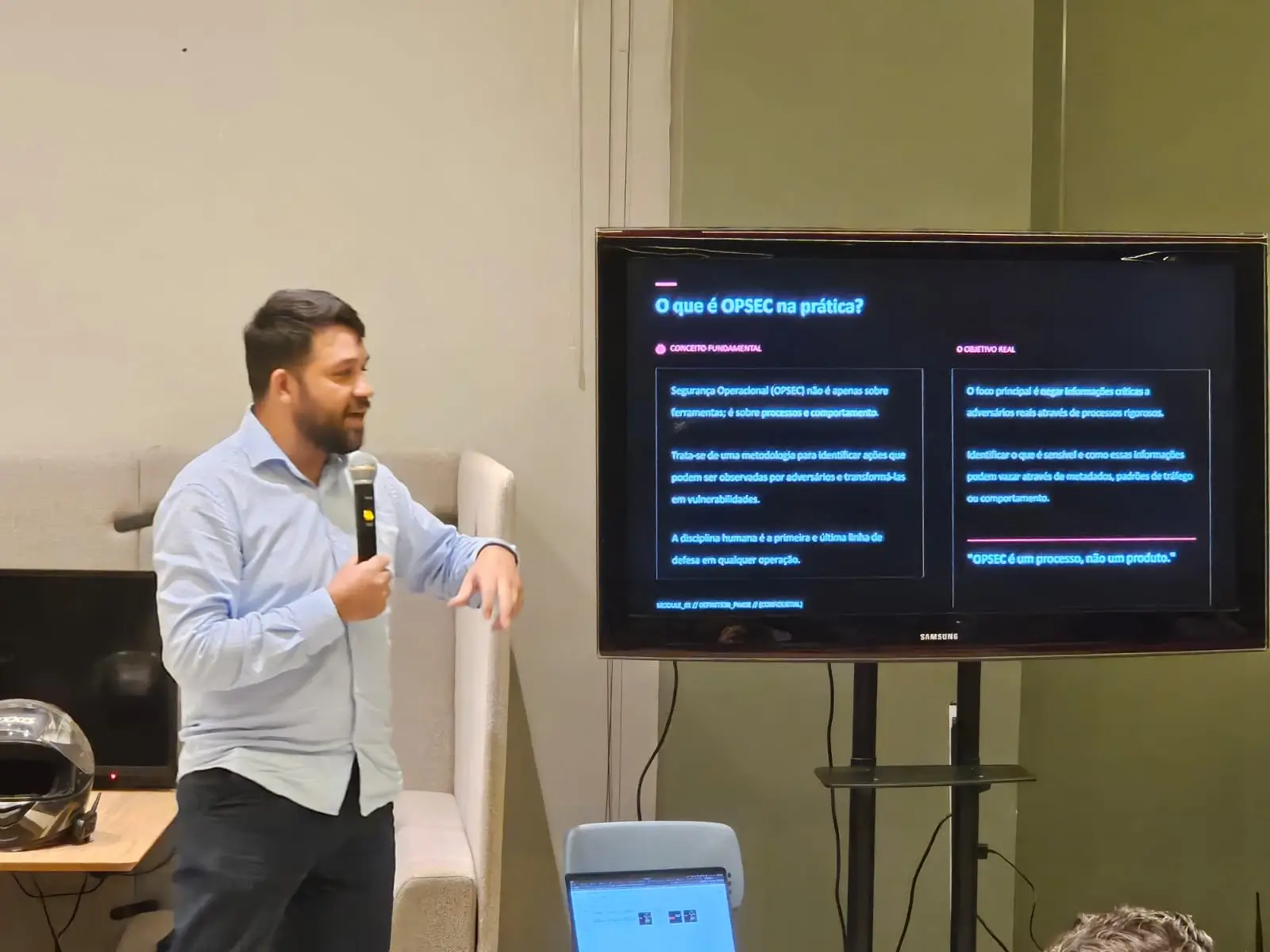 Palestra de Opsec e Defesa em Profundidade